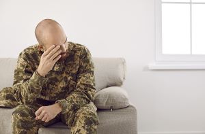 bigstock depressed veteran soldier who 454158625